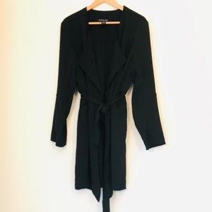 Rachael Zoe waterfall trench coat